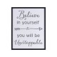 Cuadro frase Imparable 42x52cm