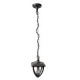 Farol Colgante 60W Habana gris 1luz E27 metal IP44 90cm