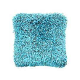 Cojín Shaggy Abundance azul 43x43 cm