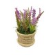 Arreglo de lavanda artificial c/maceta