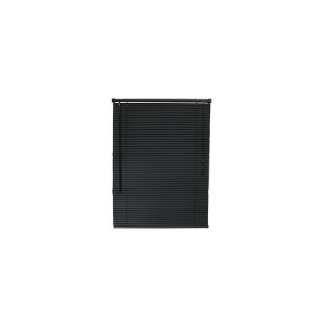 Persiana horizontal de PVC negra 150x180 cm