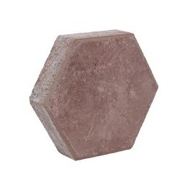 Adocreto hexagono 6X27.5X24 cm rosa