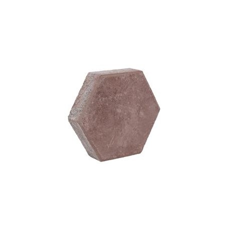 Adocreto hexagono 6X27.5X24 cm rosa