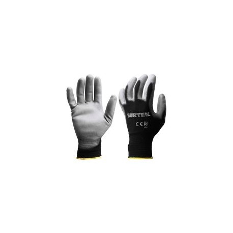 Guante de nylon c/recubrimiento de poliuretano T-L