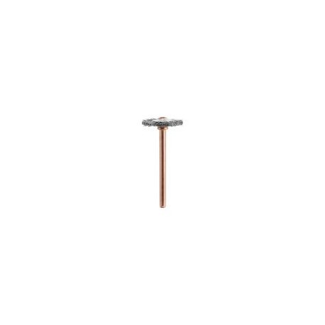 Cepillo de cerdas de acero inoxidable de 3/4''