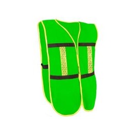 Chaleco de malla con reflejante verde