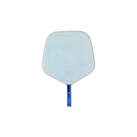 Red plana mango de metal azul