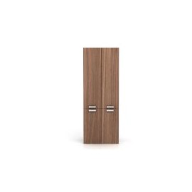 Locker despensa 2 puertas divididas nogal castaño
