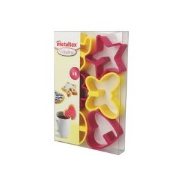 Set de cortadores de galleta para taza 6 piezas