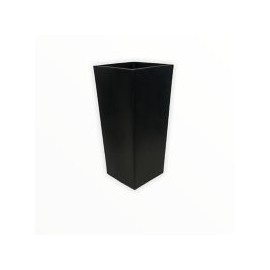 Maceta Melisa negro 30x30x60 cm