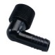 Codo macho npt inserto manguera 3/4 x 1/2