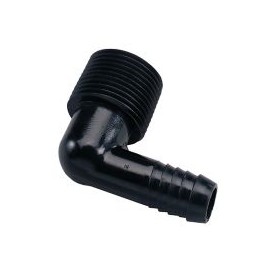 Codo macho npt inserto manguera 3/4 x 1/2
