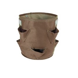 Huerto en bolsa de tela fresa chocolate 9 gal