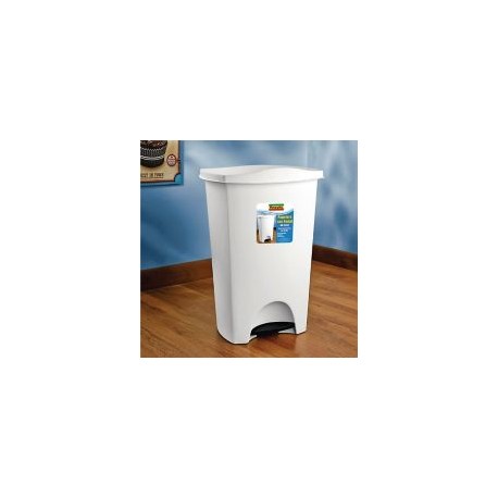 Bote de Basura Pedal Blanco 12 lts. Vanyplas
