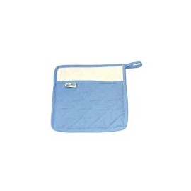 Agarradera 100% Algodón Liso Azul Baby