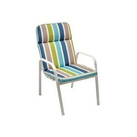 Silla terraza con cojín Long island