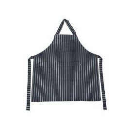 Mandil Chef Gris Rayas Blancas