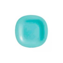 Plato postre 19 cm Carine turquesa