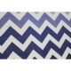 Mantel ind Urban zigzag 45x30 azul