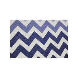 Mantel ind Urban zigzag 45x30 azul
