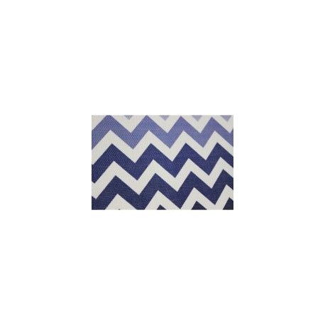 Mantel ind Urban zigzag 45x30 azul