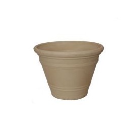 Maceta doble pared plástico 178 ivory 32" deco int./ext