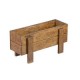 Mesa de cultivo de madera color nogal 60x20cm