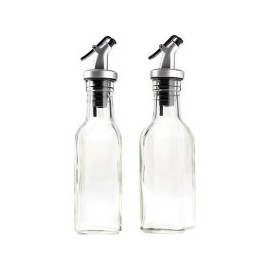 Set de aceitera y vinagreta 150 ml vidrio