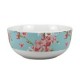 Bowl 13,6X13,6Cm Floral Turq