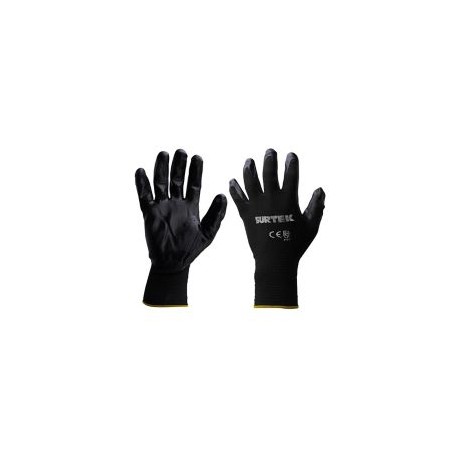 Guante de nylon c/recubrimiento nitrilo T-M