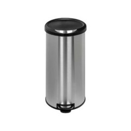 Basurero con tapa negra 30 L
