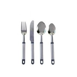 Set de cubiertos 24 piezas acero inoxidable