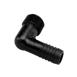 Codo macho npt inserto manguera 1/2 x 1/2
