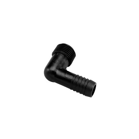 Codo macho npt inserto manguera 1/2 x 1/2