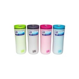 Vaso doble pared 500 ml liso pastel