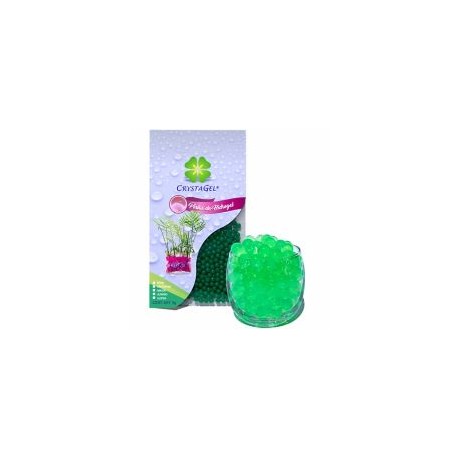 Perlas de hidrogel deshidratadas verde 5 g