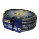 Manguera tramada gris 1/2" armada c/conector plástico 15 m