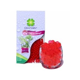 Perlas de hidrogel deshidratadas rojo brillante 5 g