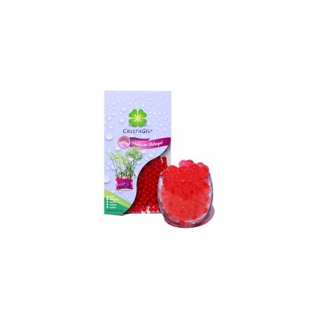 Perlas de hidrogel deshidratadas rojo brillante 5 g