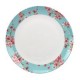 Plato 26X26Cm Floralturqueza