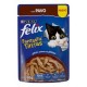 Alimento p/gato tiritas de pavo 85 g