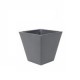 Maceta Clavel gris 30x30x28 cm