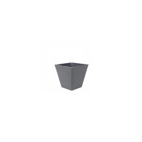Maceta Clavel gris 30x30x28 cm