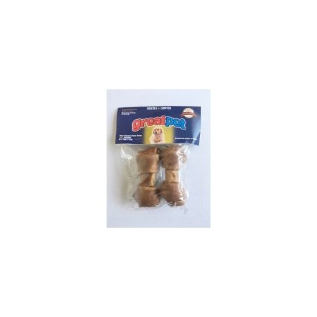 Hueso carnaza sabor carne 4-5" 2 pzas