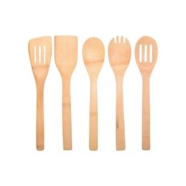 Set 5 Utensilios Bambu