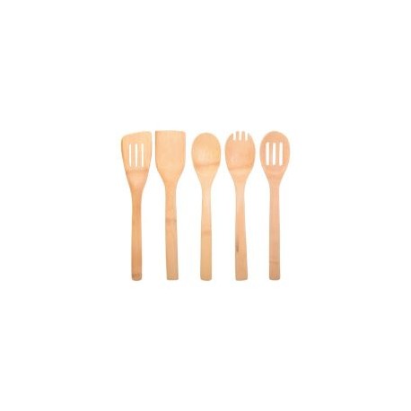 Set 5 Utensilios Bambu