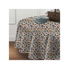 Mantel Redondo 1.46 Triángulos