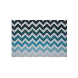 Mantel ind Urban zigzag 45x30 turquesa