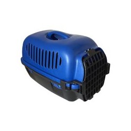 Transportadora para mascotas azul