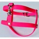 Pechera de caucho hipoalergénica extra chica rosa